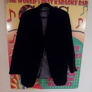 2 velvet blazers